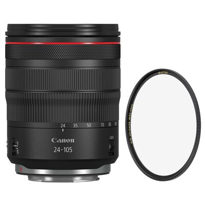 Canon RF 24-105mm f/4,0 L IS USM + UV-FILTER MRC nano MASTER 