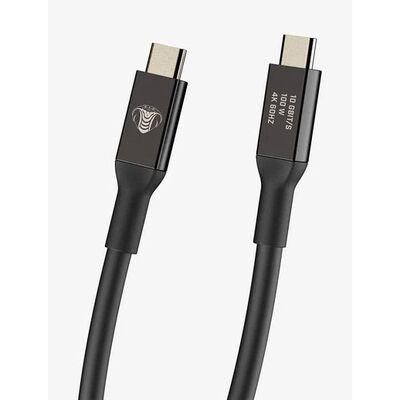 COBRAUNION USB-C Tether Kabel - 5M 10G  Gerade - Gerade schwarz