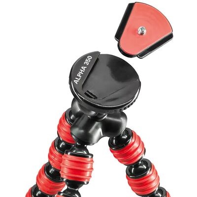 Cullmann ALPHA 350 mobile red, minitripod 