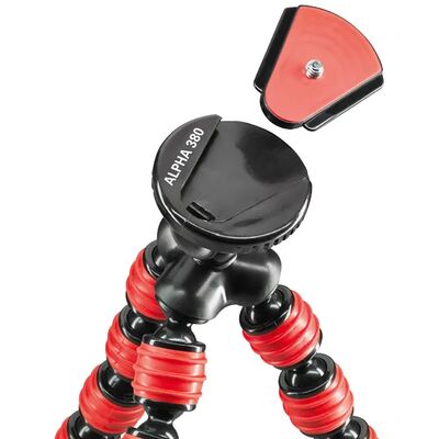 Cullmann ALPHA 380 mobile red, minitripod 