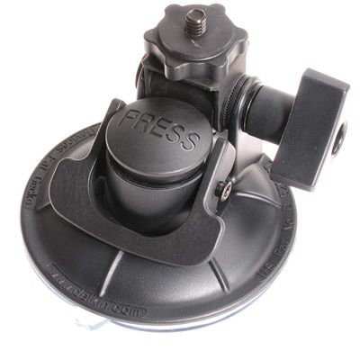 Delkin Fat Gecko Saugnapf Halterung mit Adapter für GoPro 