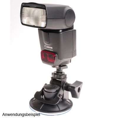 Delkin Fat Gecko Saugnapf Halterung mit Adapter für GoPro 