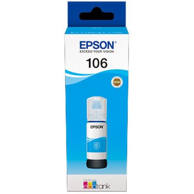 Epson EcoTank cyan T 106 70 ml T 00R2 