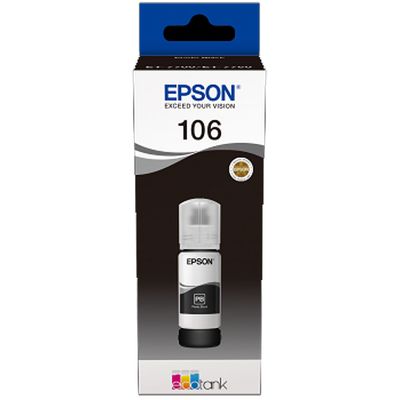 Epson EcoTank photo schwarz T 106 70 ml T 00R1 