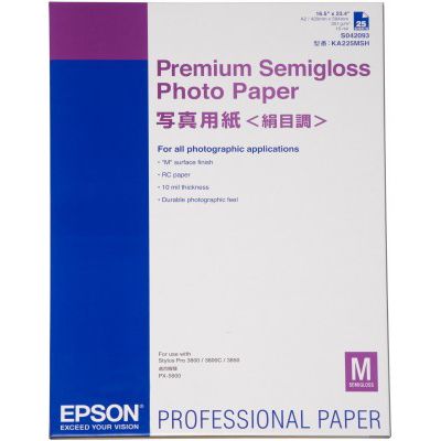 Epson Papier Premium A2 25Bl S042093 