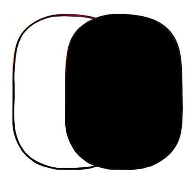 Falcon Eyes Background Board R-1482PU Weiß/Schwarz 148x200 cm 