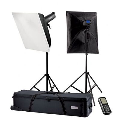 Falcon Eyes Studioblitz Set TFK-2400L mit LCD-Schirm 