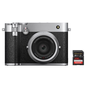 Fujifilm GFX 100RF + SanDisk SDXC Extreme Pro R 280MB/s V60 UHS-II, Class 10 256 GB  silber