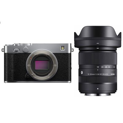 Fujifilm X-E5 + Sigma AF 18-50mm f/2,8 DC DN  silber