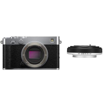 Fujifilm X-E5 + Viltrox AF 28mm f/4.5  silber