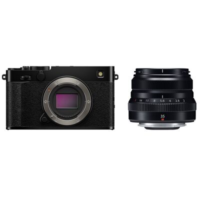 Fujifilm X-E5 + XF 35mm f/2,0 R WR  schwarz