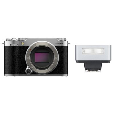 Fujifilm X-M5 + Godox iT20  silber