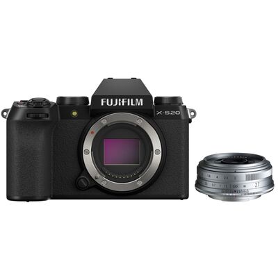 Fujifilm X-S20 + Voigtländer Ultron 27mm f/2.0  schwarz - silber