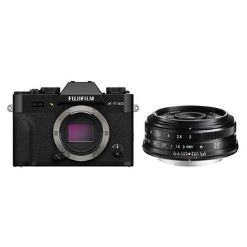 Fujifilm X-T30 III + Voigtländer Ultron 27mm f/2.0  schwarz