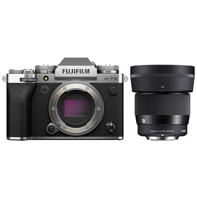 Fujifilm X-T5 + Sigma AF 56mm f/1.4 DC DN Contemporary  Silber 