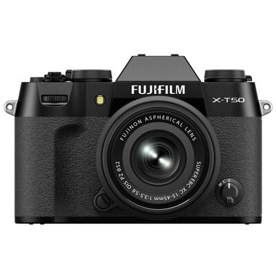Fujifilm X-T50 + 15-45mm  schwarz