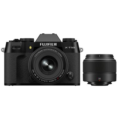 Fujifilm X-T50 + 16-50mm + XC 35mm f/2,0  schwarz
