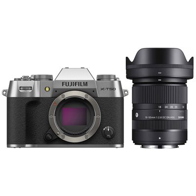 Fujifilm X-T50 + Sigma AF 18-50mm f/2,8 DC DN Contemporary  silber