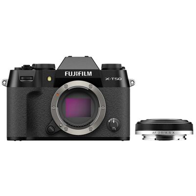 Fujifilm X-T50 + Viltrox AF 28mm f/4.5  schwarz