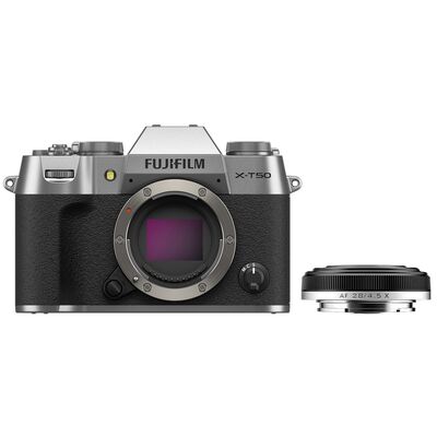 Fujifilm X-T50 + Viltrox AF 28mm f/4.5  silber