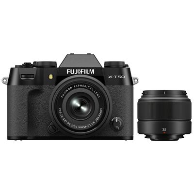 Fujifilm X-T50 + XC 15-45mm + XC 35mm f/2,0  schwarz
