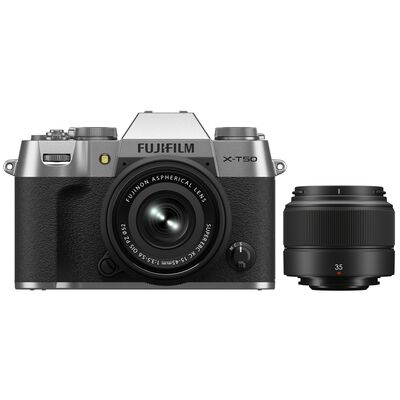 Fujifilm  X-T50 + XC 15-45mm + XC 35mm f/2,0  silber