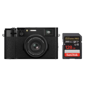 Fujifilm X100VI + SanDisk Extreme Pro SDXC 200MB/s 128 GB  schwarz