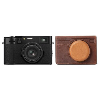 Fujifilm X100VI schwarz + SmallRig 4558 Ledertasche 