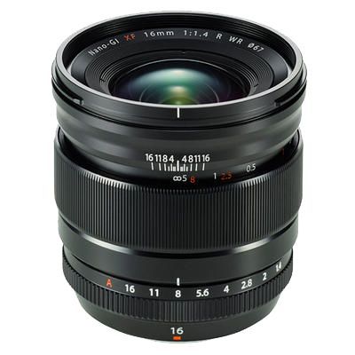 Fujifilm XF 16mm f/1,4 R WR  Fujifilm X schwarz