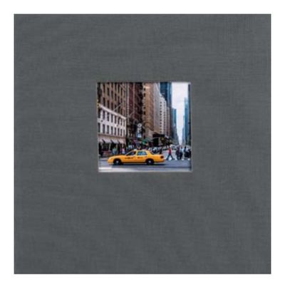 goldbuch Fotoalbum Bella Vista 30x31 60 schwarze Seiten  grau