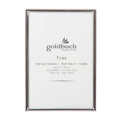 goldbuch Fine Portraitrahmen Metall 10x15  silber