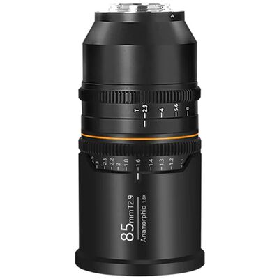 Great Joy 85mm T2.9 1.8x Anamorphic Lens  MFT Mount Amber Lens Flare