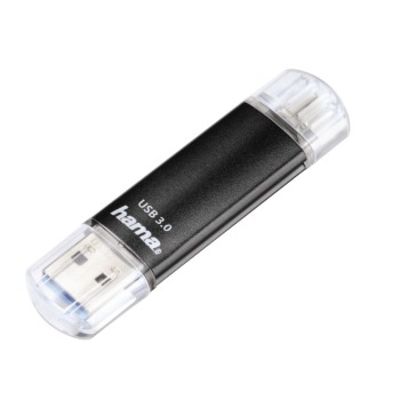 Hama FlashPen Laeta Twin, USB 3.0, 40 MB/s  32 GB schwarz