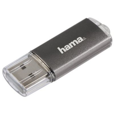 Hama FlashPen Laeta, USB 2.0, 10 MB/s  16 GB grau