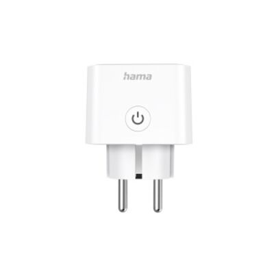 Hama Smarte WLAN-Steckdose, Matter, per Sprache/App steuern, nachrüstbar, 3.680W 