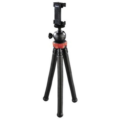 Hama Stativ FlexPro für Smartphone, GoPro und Fotokameras, 27 cm,  rot