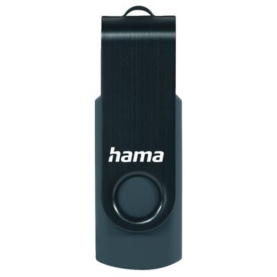 Hama USB-Stick Rotate, USB 3.0, 90MB/s  256 GB Petrolblau