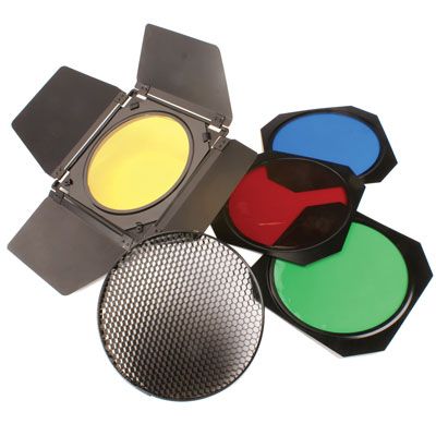 Helios Lichtklappen 4 Farbfil. + Wabenfil. 