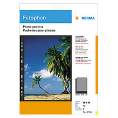 Herma Fotophan 10 Blatt  20x30 schwarz 