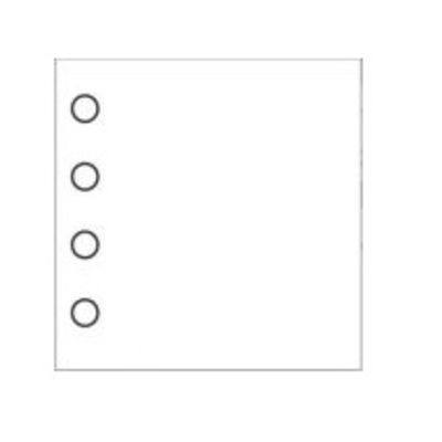 Ilford Ergänzungsblätter 36x46  weiß 10 Blatt