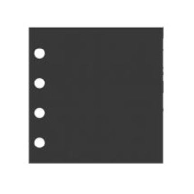 Ilford Ergänzungsblätter 38x38  schwarz 10 Blatt