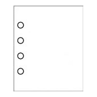 Ilford Ergänzungsblätter  38x48  weiß 10 Blatt