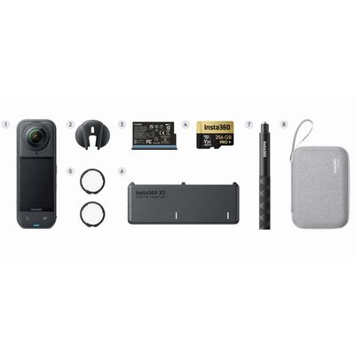 Insta360 X5 - inkl. Micro SD 256 GB  Essentials Bundle