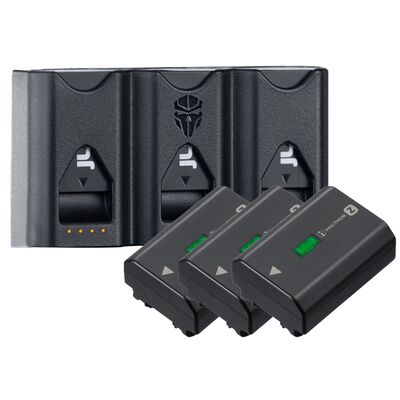 Jupio PR1ME Tri-Charge  + 3x Sony NP-FZ100 