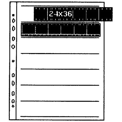 Kaiser Negativ-Ablageblätter P 35mm 7x6  100 Blatt
