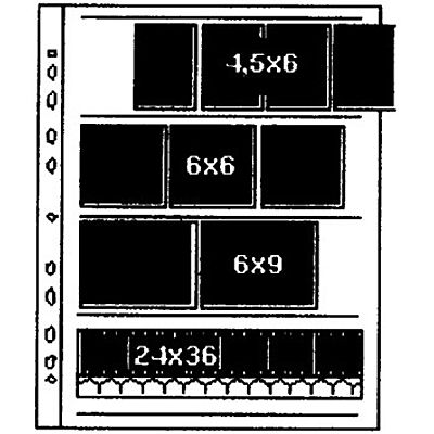 Kaiser Ablageblätter für Negativstreifen 60mm/4Str.100Bl 