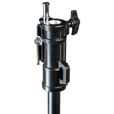 Kaiser Studio-Stativ mit Rollen, von 1,31 m bis 2,17 m einstellbar. Belastbarkeit max. 25 kg 