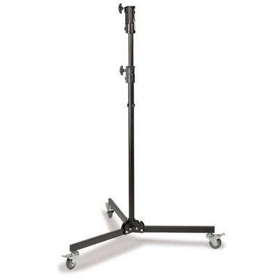 Kaiser Studio-Stativ mit Rollen, von 1,31 m bis 2,17 m einstellbar. Belastbarkeit max. 25 kg 