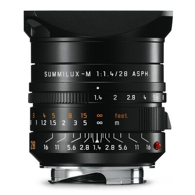Leica SUMMILUX-M 28mm f/1,4 ASPH., schwarz eloxiert 