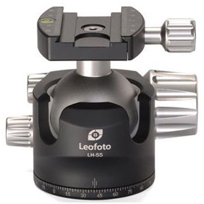 Leofoto Ballhead LH-55 + Release Plate QP-70 